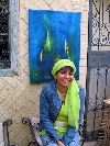 Raoudha Bribech, artist, painter, peintre
