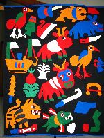 Dahomey Fon royal symbols, Abomey, Benin