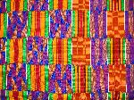 Ashanti Kente cloth detail, Kumasi Ghana