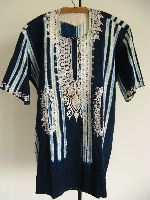 Tie dye dashiki, West African shirt