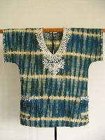 Tie dye dashiki, West African shirt