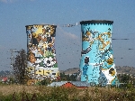 cooling towers, Soweto, Johannesburg