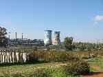 old power plant and cooling towers, Soweto, Johannesburg