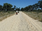 Tsodilo Hills road, Botswana