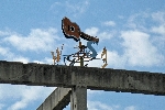 guitar weather vane, Maun, Botswana