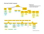Language chart for Botswana and Namibia