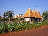 Mbouda-Bamenda road: Bamileke chieftancy gate