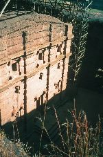 Bet Emanuel (rock hewn church), Lalibela, Ethiopia
