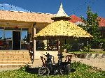 Bike Friday at restaurant, Chancho, Ethiopia