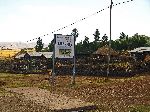 Crown Milk sign (dairy farm), Sulutan, Ethiopia