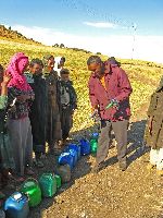 Quality control testing on milk collected from small holders near Fiche, Ethiopia