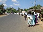 Well dressed women along the highway, Dembecha, Ethopia