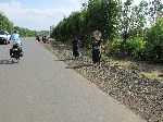women carrying parcels along the road, Ethiopia