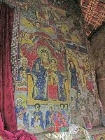 Mural, Beta Maryam Monastery, Lake Tana, Ethiopia