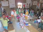 Classroom and students, Awra Amba Community, Ethiopia