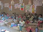 Classroom and students, Awra Amba Community, Ethiopia