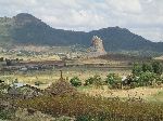 Vista with Amora Gedel (volcanic plug), China Road, B-22, Ethiopia