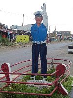 Permanent traffic police, China Road, B-22, Ethiopia