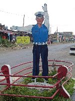 Permanent traffic police, China Road, B-22, Ethiopia
