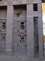 Bet Medhane-Alem (rock hewn church), Lalibela, Ethiopia