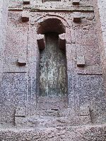 Bet Medhane-Alem (rock hewn church), Lalibela, Ethiopia