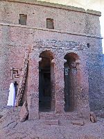 Bet Maryam (rock hewn church), Lalibela, Ethiopia