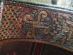 Cross with looped arms, Interior detail, Bet Maryam (rock hewn church), Lalibela, Ethiopia