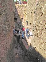 Bet Mikael (rock hewn church), Lalibela, Ethiopia