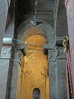 Interior, Bet Mikael (rock hewn church), Lalibela, Ethiopia