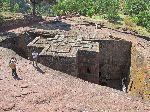 Bet Giyorgis - St. George (rock hewn church), Lalibela, Ethiopia