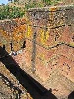 Bet Giyorgis - St. George (rock hewn church), Lalibela, Ethiopia