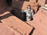 tunnel near Bet Gabriel-Rafael (rock hewn church), Lalibela, Ethiopia