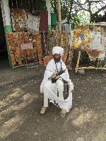 Puppet at souvenir shop, Lalibela, Ethiopia