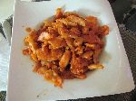 chechebsa (strips of fried flat bread mixed with cumin, pepper and other spices), Ethiopia