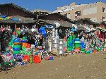 Pans and house wares, central market, Bahir Dar, Ethiopia