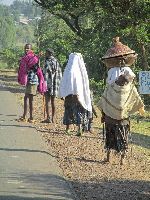 Traditional Ethiopian people, near Hamusit, Bahir Dar, Ethiopia