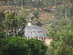 The dome of the new Cathedral of St. Mary of Zion, Axum, Ethiopia