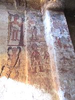 Adam and Eve, before and after, Miaryam Korkor Church, Hawzen, Tigray, Ethiopia