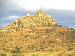 Church on a hill, between Wukro and Freweyne, Tigray, Ethiopia