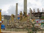 Traffic circle scuplture, Mekele, Ethiopia