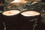 Ghana, coconut oil factory
