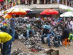 Accra, Ghana: Makola Market - bicycles