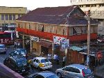 Ghana, Kumasi, old house in Adum