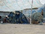 Ghana, Elmina, fishing nets