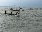 Ghana, Cape Coast, boat regatta