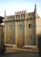 Traditional upper class house in Djenne, Mali