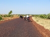 Bicycling on Route Nationale, Mali