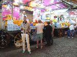 Orange juice, Djemma el-Fna at night, Marrakesh, Morocco