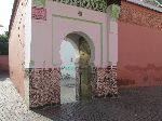 Door to a mosque, Marrakesh, Morocco