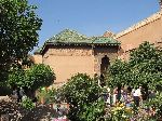Garden, Saadian Tombs, Marrakesh, Morocco